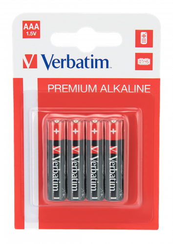 Verbatim Alkaline AAA/LR03 (4-Pack)