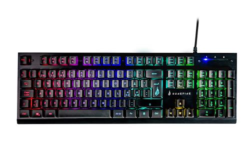 SUREFIRE KingPin X2 Metal Gaming RGB Keyboard QWERTY Nordic