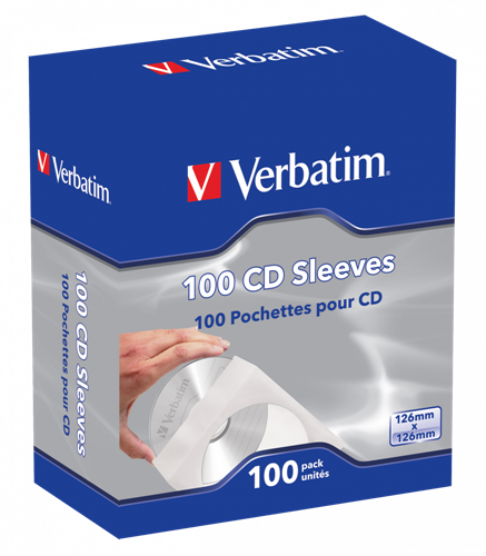 CD Paper Sleeves 100-Pack