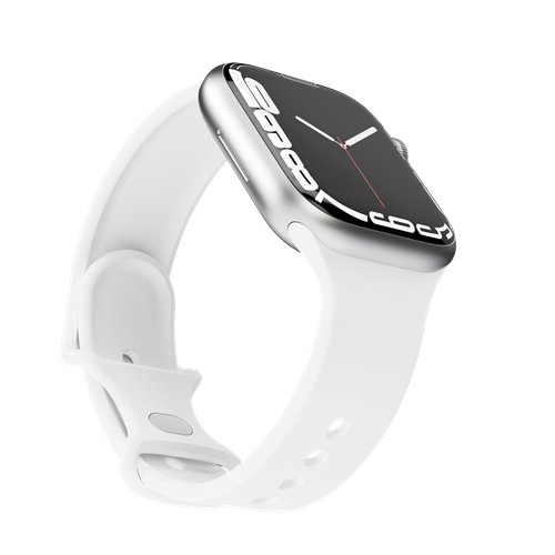Silicone Loop Case 2 Band One 42/44/45/49 mm, White