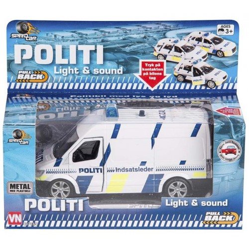 Dansk Politivogn | Lys & Lyd | Pullback |